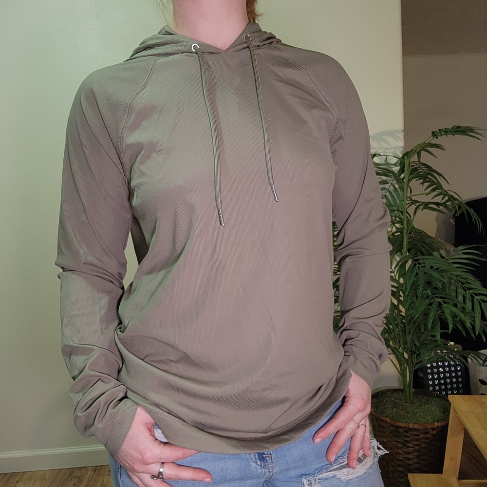 Sage Lightweight Green Athletic Hoodie Size Medium